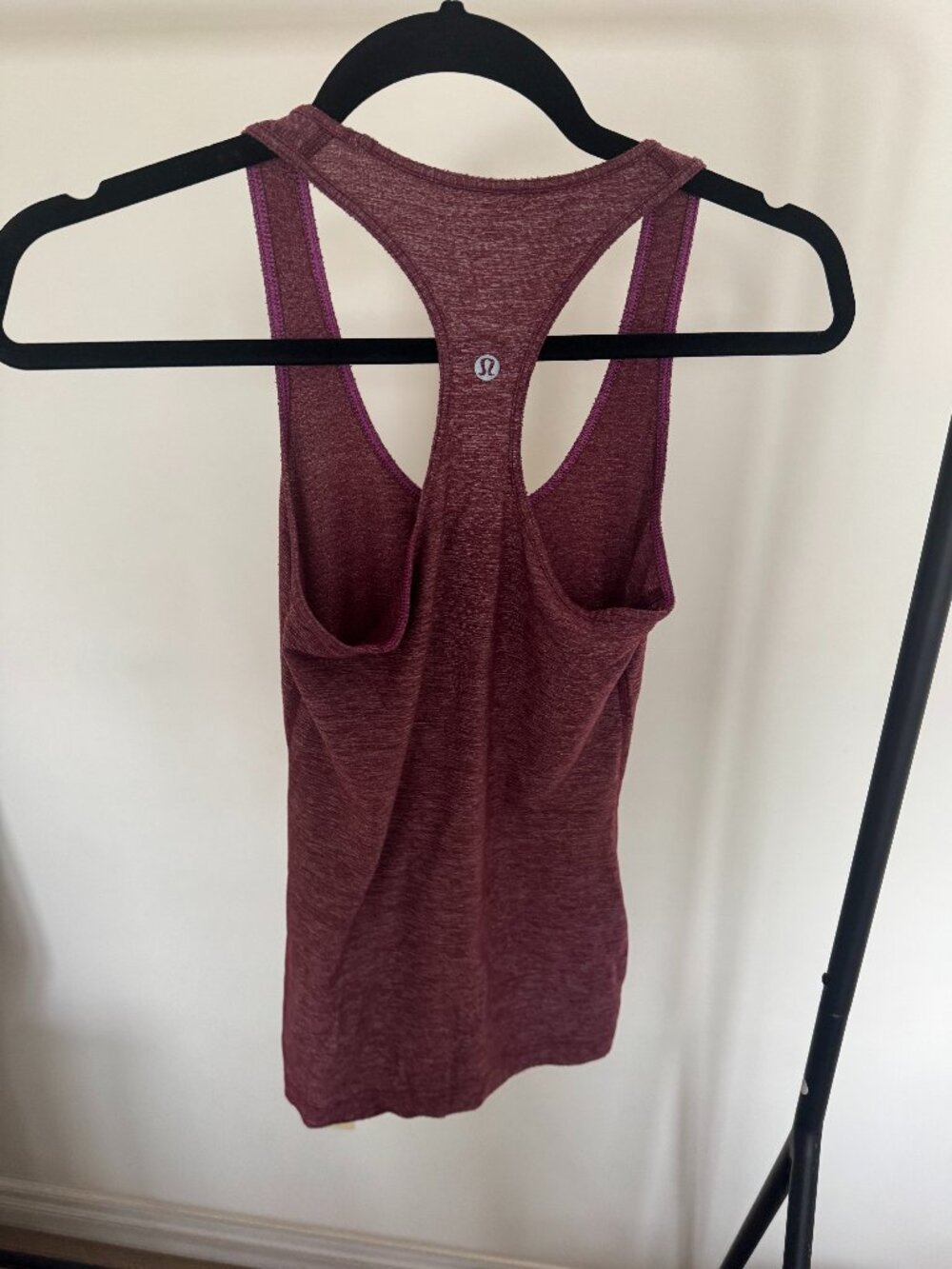Lululemon Burgundy Racerback Workout Tank - Size 6